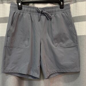 NWOT Mondetta Light Gray Drawstring Shorts